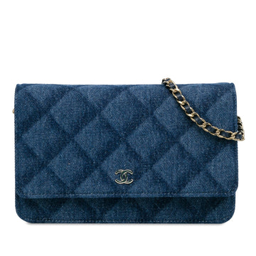 Top Quality Chanel CC Denim Wallet On Chain (SHG-tRgZBv)