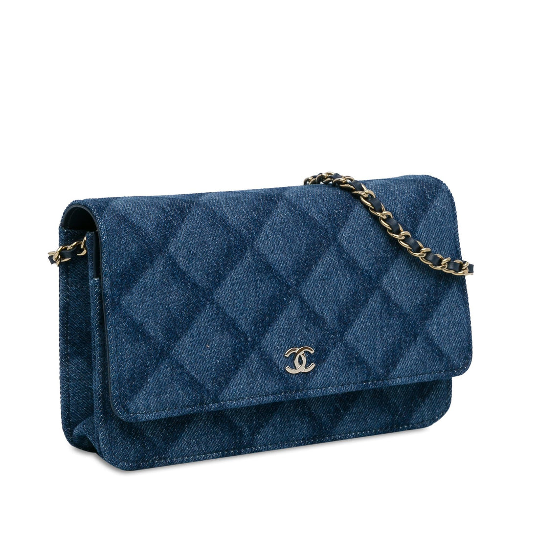 Top Quality Chanel CC Denim Wallet On Chain (SHG-tRgZBv)