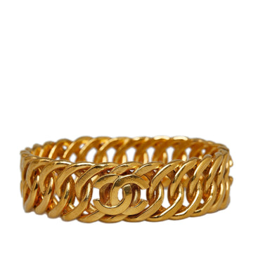 Pearl Street Bags Chanel CC Gold-Tone Bangle (SHG-04KbRw)