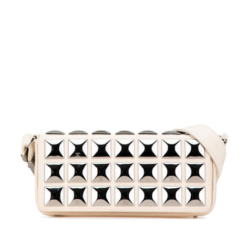 Chanel CC Jersey Pyramid Stud Flap (SHG-E3QMwv)
