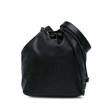 Pearl Street Bags Chanel CC Lambskin Drawstring Sling Backpack (SHG-SPiSxt)