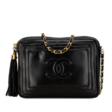 Pearl Street Bags Chanel CC Lambskin Tassel Crossbody (SHG-gl9A7s)