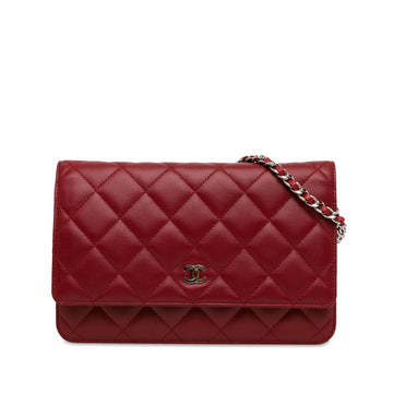 Pearl Street Bags Chanel CC Lambskin Wallet on Chain (SHG-nOOcvI)