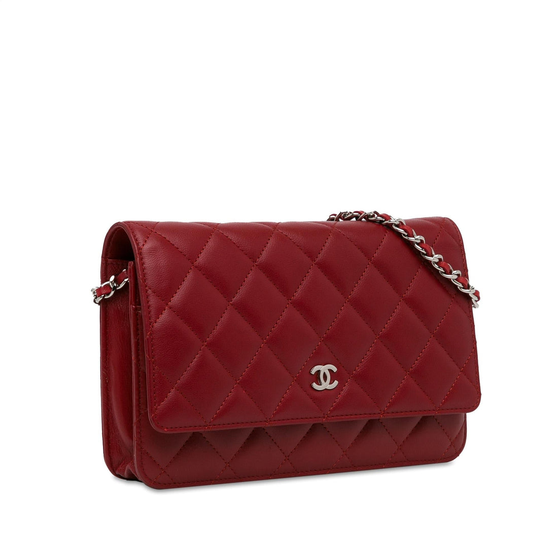 Pearl Street Bags Chanel CC Lambskin Wallet on Chain (SHG-nOOcvI)