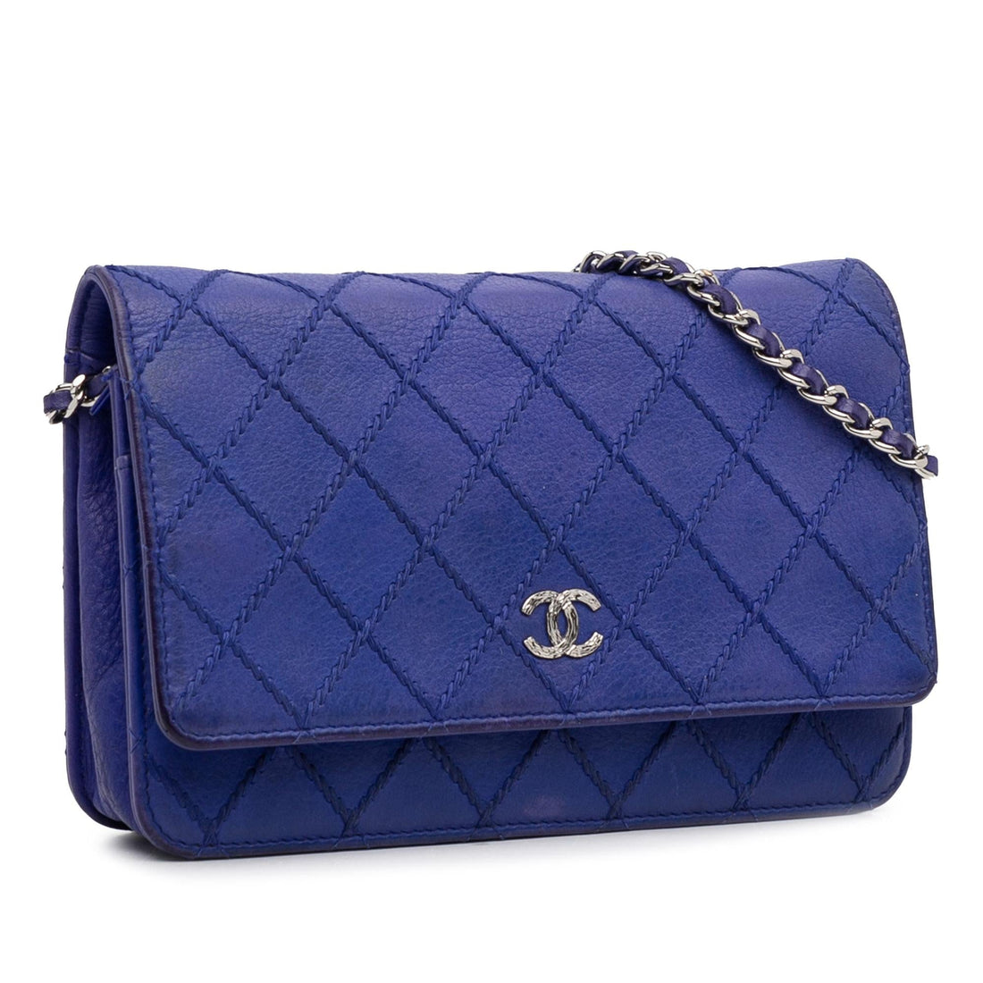 Pearl Street Bags Chanel CC Lambskin Wild Stitch Wallet on Chain (SHG-IF20c2)