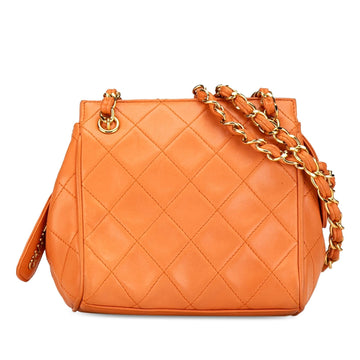 Chanel CC Quilted CalBNkin Chain Shoulder Bag (SHG-JfYVD1)
