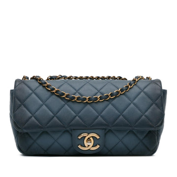 Chanel CC Quilted CalBNkin Ombre Flap (SHG-mJHtHE)