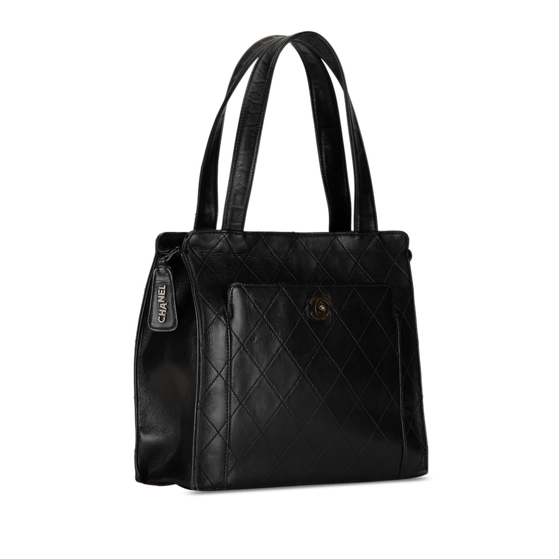 Chanel CC Quilted CalBNkin Tote (SHG-iwtrUK)