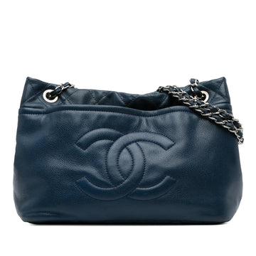 Top Quality Chanel CC Quilted Caviar Chain Tote (SHG-z1vtYP)