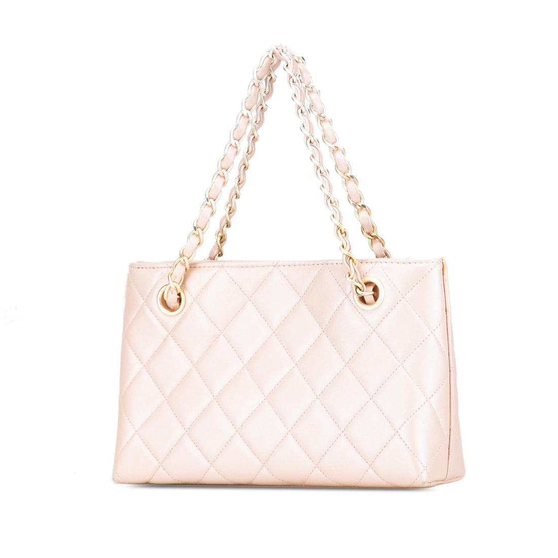 Chanel CC Quilted Irisdescent Lambskin Chain Handbag (SHG-EzpK0v)