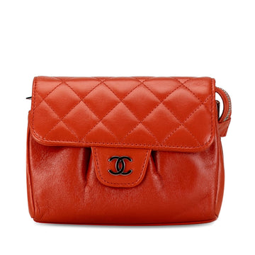 Pearl Street Bags Chanel CC Quilted Lambskin Cosmetic Case (SHG-lBlq6T)