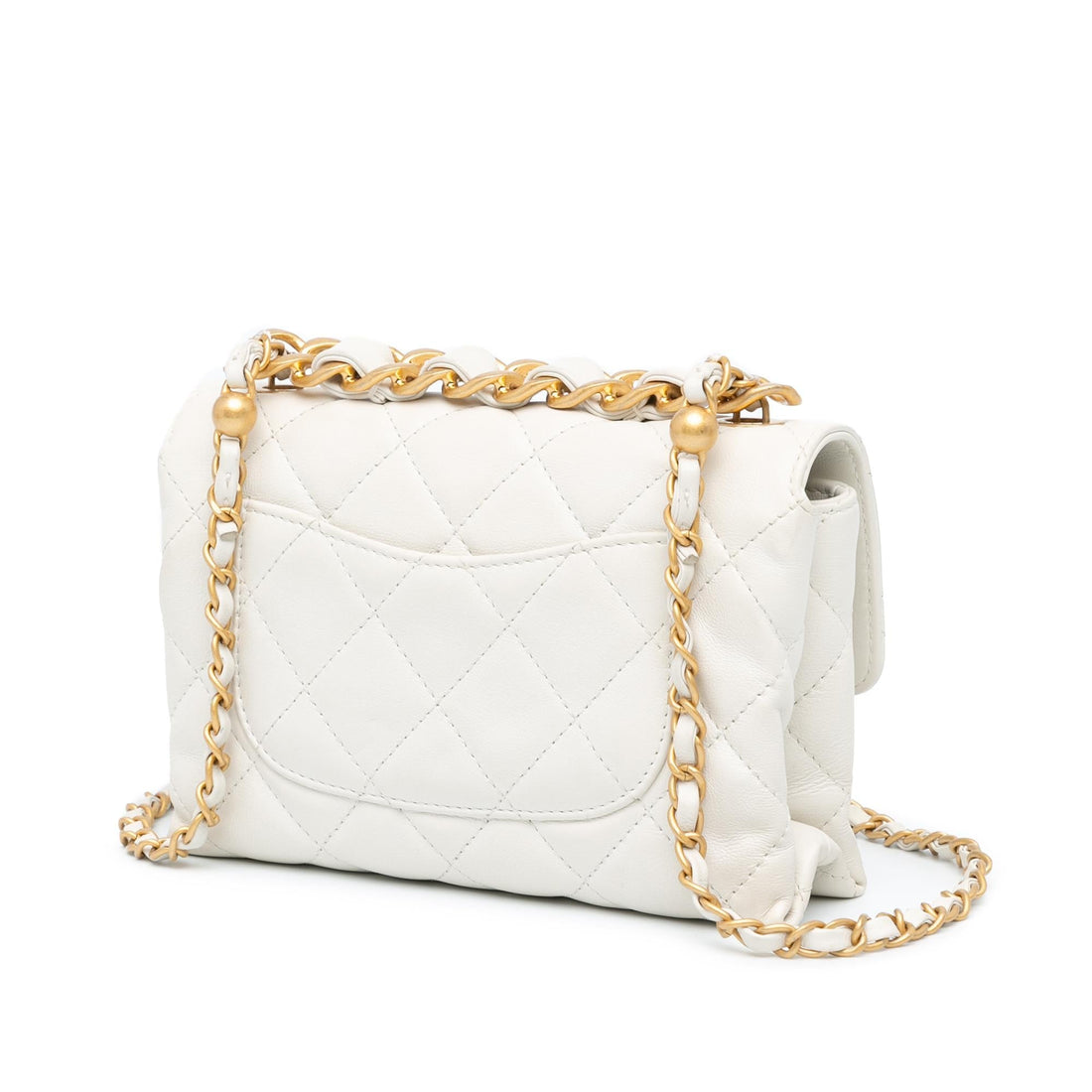 Top Quality Chanel CC Quilted Lambskin Flap (SHG-8guI4k)