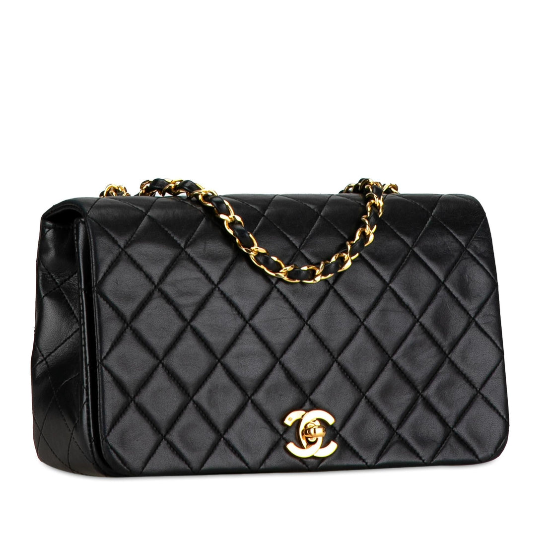 Pearl Street Bags Chanel CC Quilted Lambskin Full Flap (SHG-Y9hmIP)