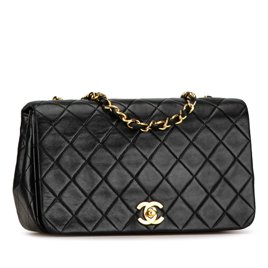 Pearl Street Bags Chanel CC Quilted Lambskin Full Flap (SHG-6r8o9E)
