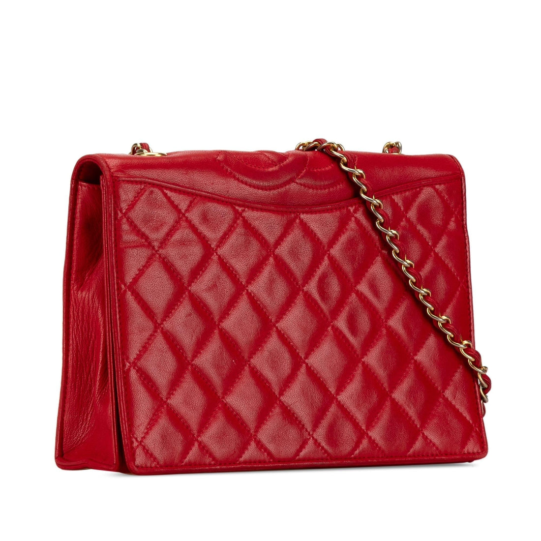 Top Quality Chanel CC Quilted Lambskin Full Flap (SHG-sF6Lle)