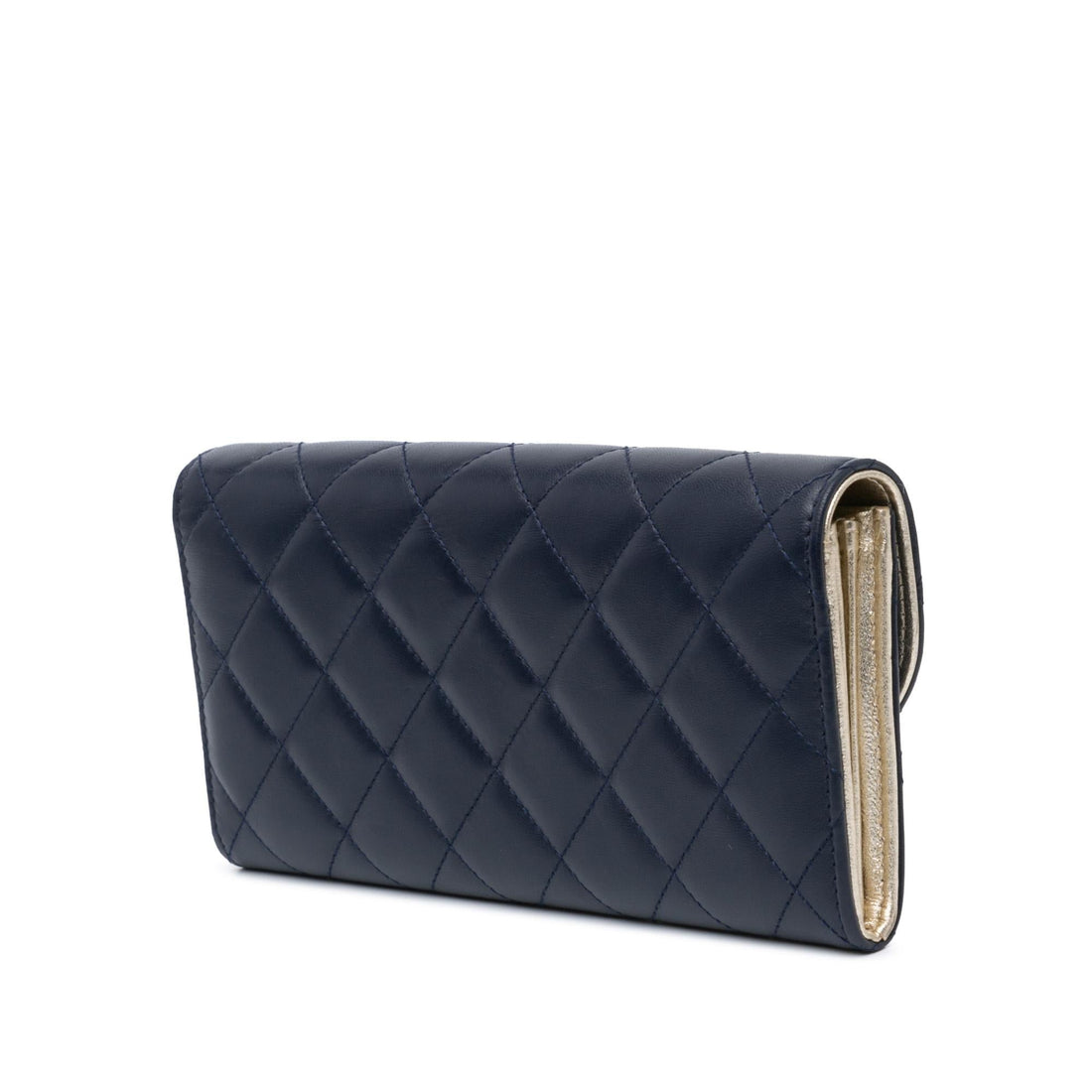 Top Quality Chanel CC Quilted Lambskin Long Wallet (SHG-UW3ZCy)