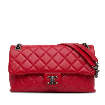 Pearl Street Bags Chanel CC Quilted Lambskin Single Flap (SHG-srjhdn)