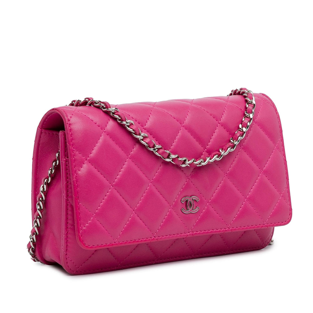 Pearl Street Bags Chanel CC Quilted Lambskin Wallet On Chain (SHG-CEhNf2)