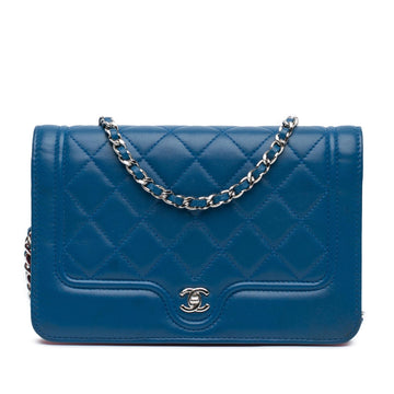 Top Quality Chanel CC Quilted Lambskin Wallet On Chain (SHG-RAlcyI)