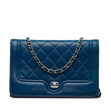 Top Quality Chanel CC Quilted Lambskin Wallet On Chain (SHG-pNZxlK)