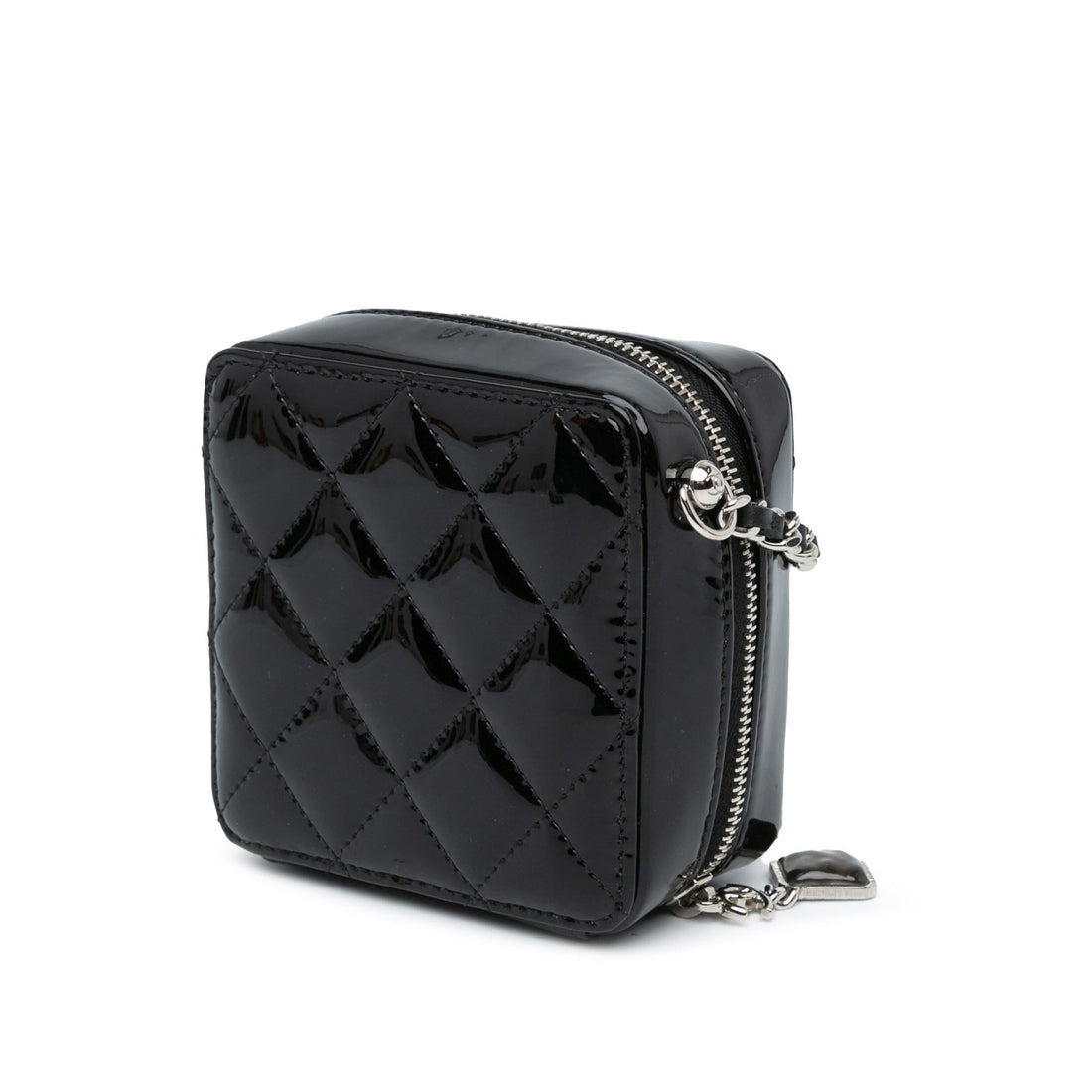 Top Quality Chanel CC Quilted Patent Clutch With Chain (SHG-ROhwQv)
