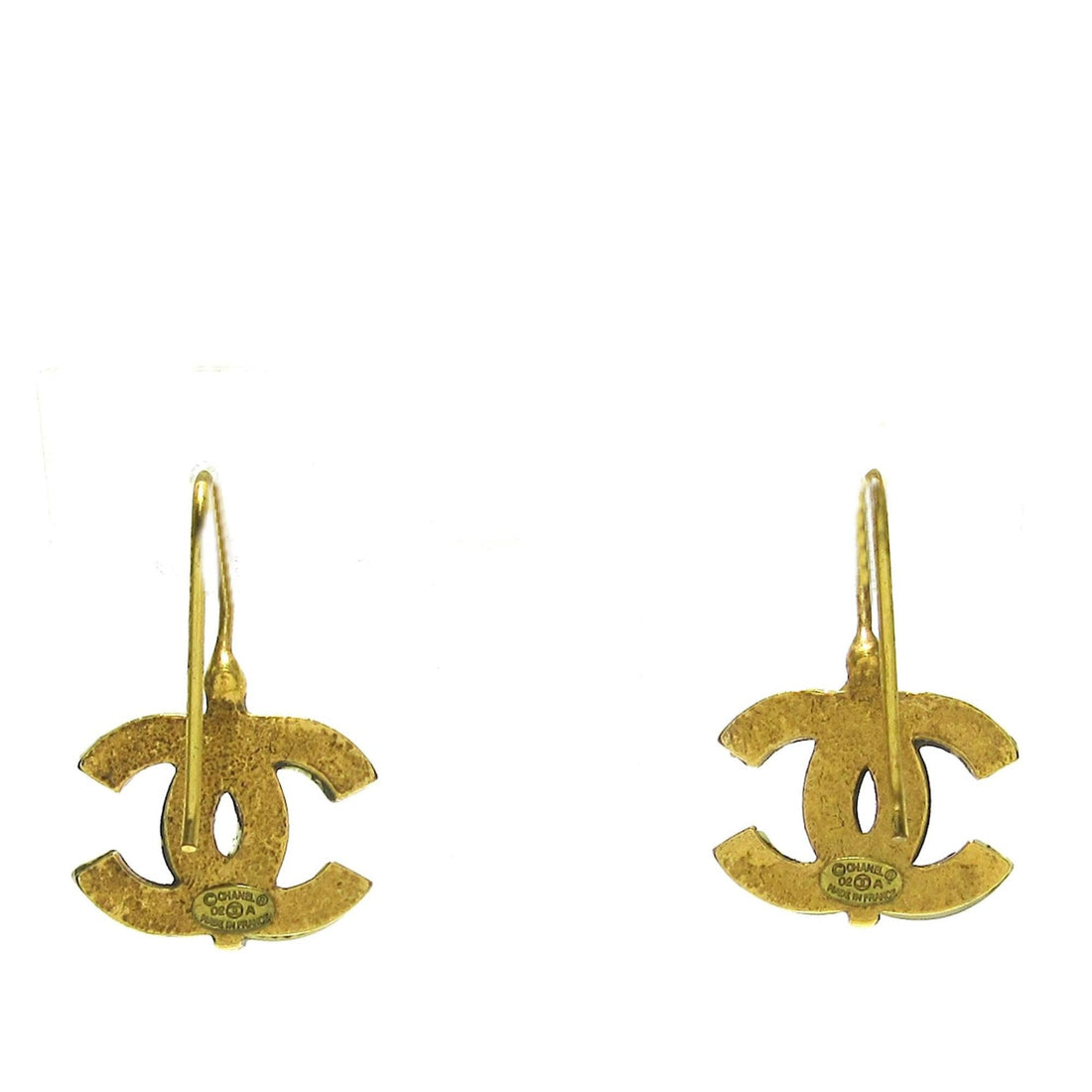 Pearl Street Bags Chanel CC Resin Hook Earrings (SHG-aSiIdT)