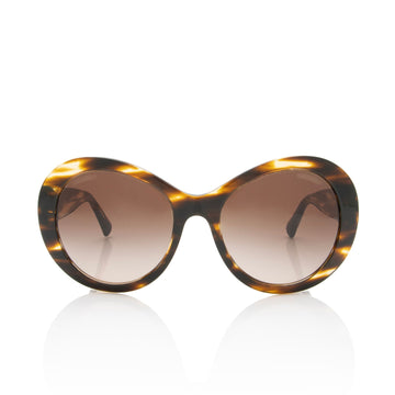 Top Quality Chanel CC Round Sunglasses (SHF-e17elY)