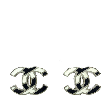 Pearl Street Bags Chanel CC Stripe Clip on Earrings (SHG-r493L0)