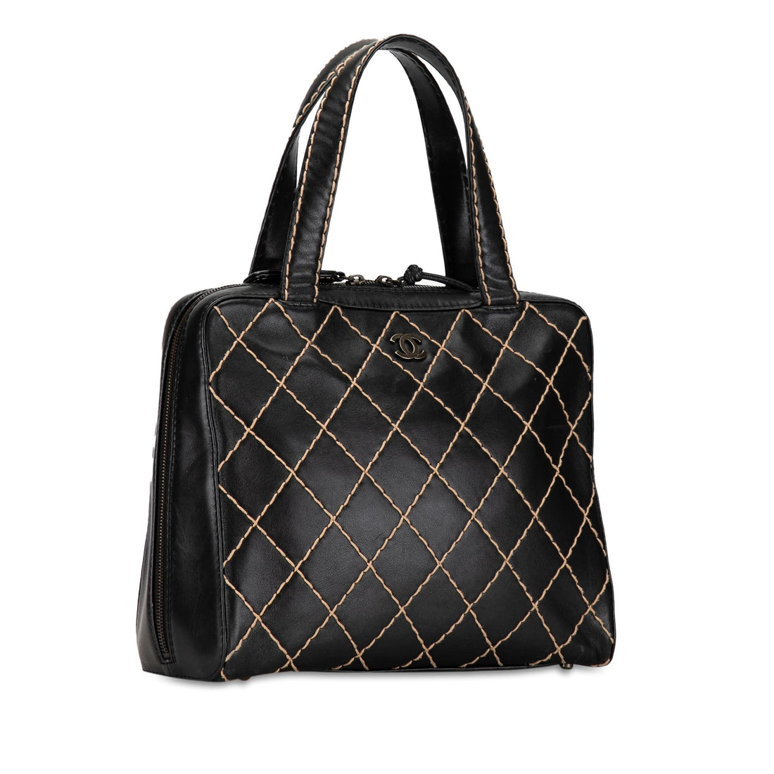 Pearl Street Bags Chanel CC Wild Stitch Lambskin Handbag (SHG-19CouV)