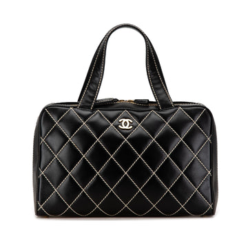 Top Quality Chanel CC Wild Stitch Lambskin Handbag (SHG-4xK9Cn)