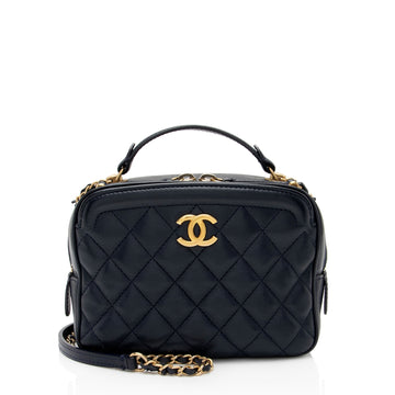 Chanel CalBNkin CC Small Vanity Case (SHF-7b563I)