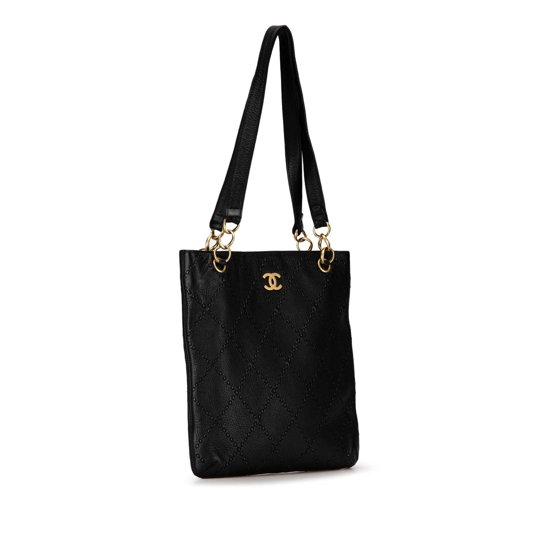 Chanel CalBNkin CC Wild Sitch Chain Tote (SHG-3bUSXo)