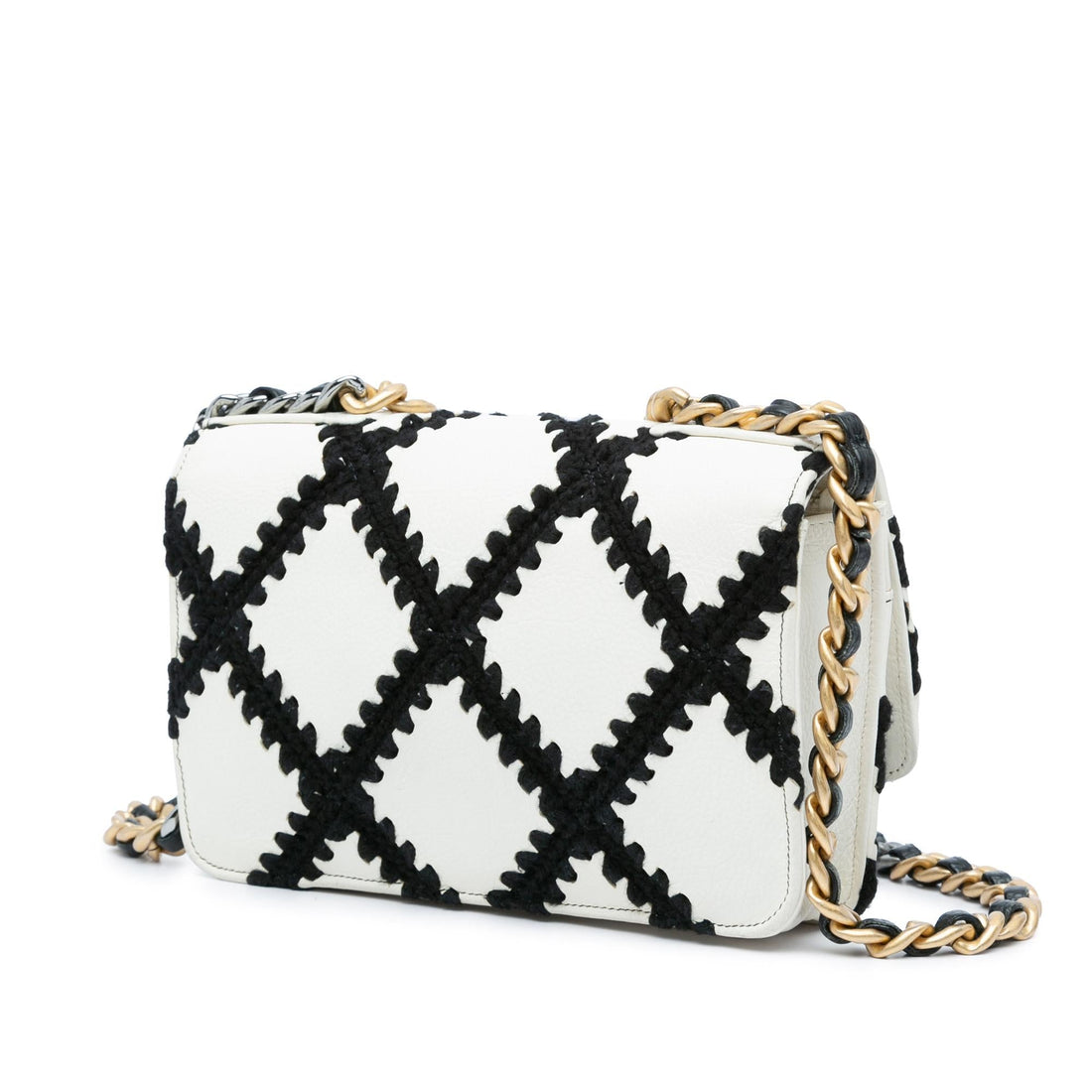 Top Quality Chanel Calfskin Crochet 19 Wallet On Chain (SHG-mu2cGS)