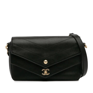 Pearl Street Bags Chanel Calfskin Elaphe Double Chevron Flap (SHG-L3u8Dw)