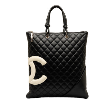 Pearl Street Bags Chanel Cambon Ligne Flat Tote (SHG-s5mH2f)