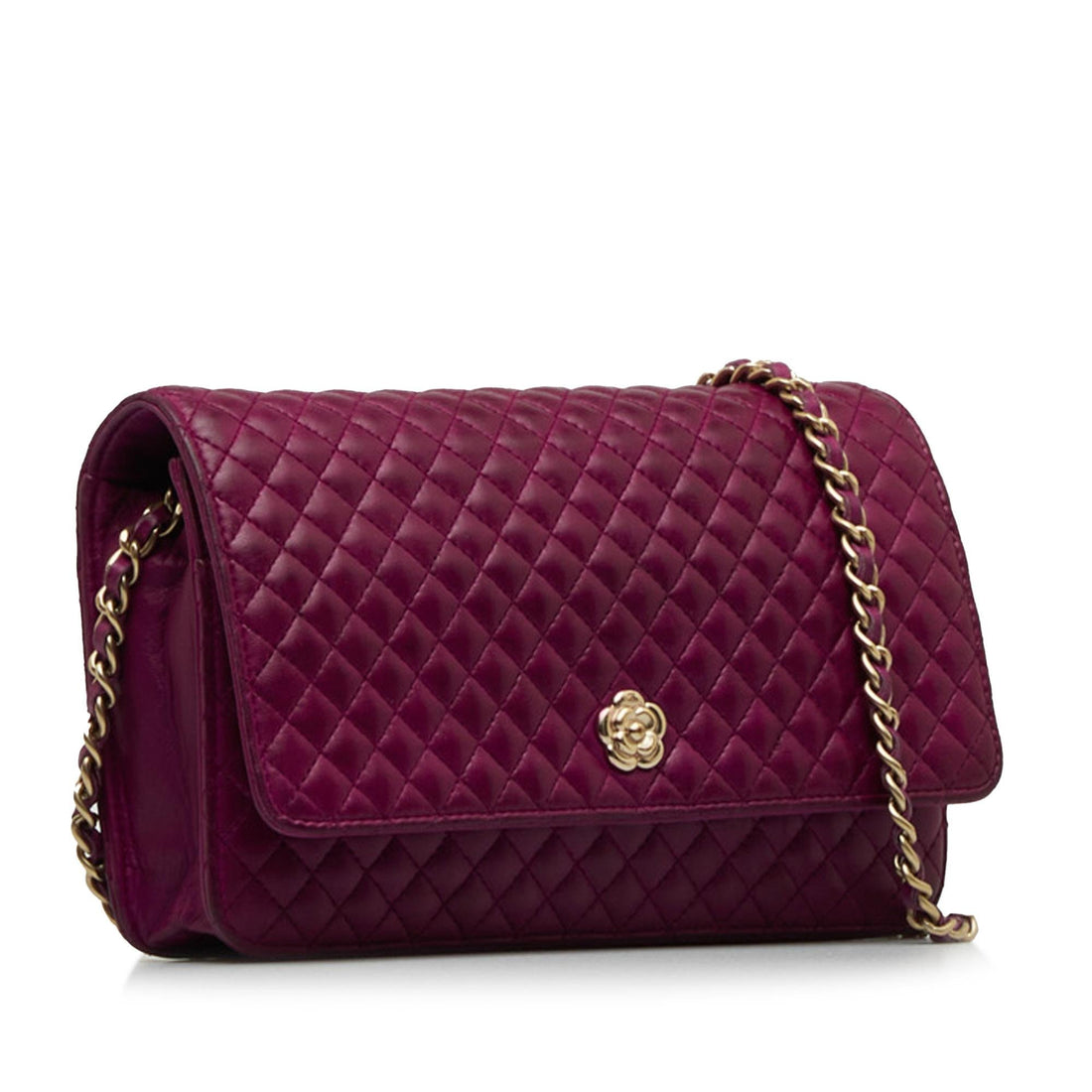 Chanel Camellia Wallet On Chain (SHG-1XuqTd)