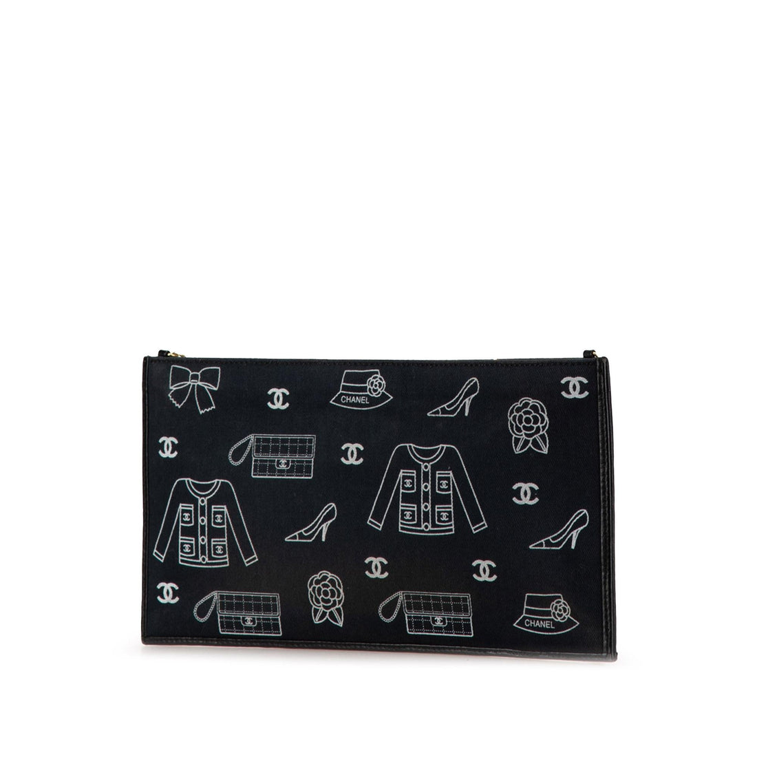 Top Quality Chanel Canvas Symbols Chain Pochette (SHG-ELN6Qm)