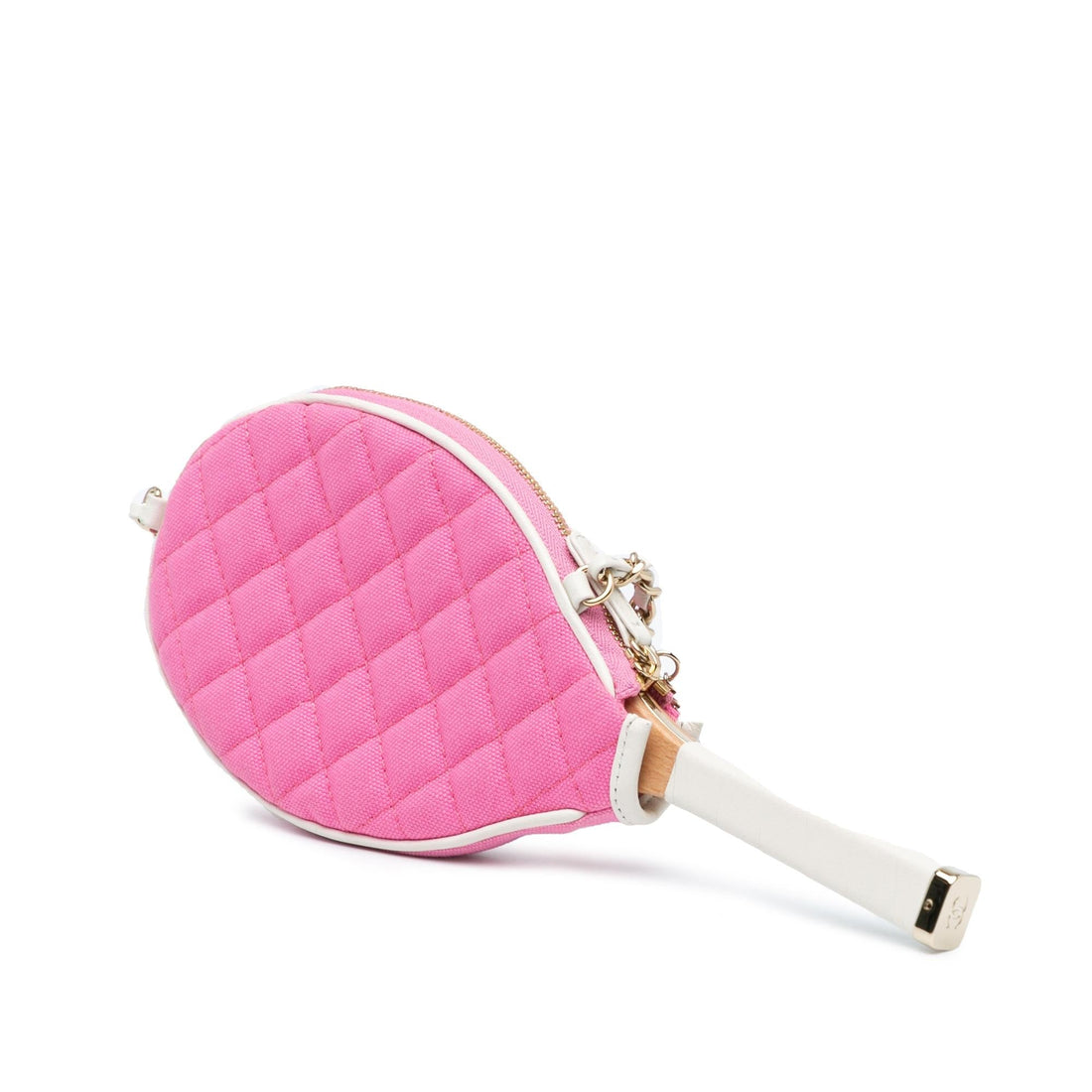 Top Quality Chanel Canvas Tennis Racket Mirror and Crossbody Set (SHG-UFGDNQ)