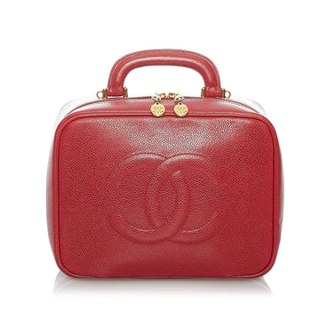 Pearl Street Bags Chanel Caviar CC Lunch Box Vanity Case (SHG-PrqR71)