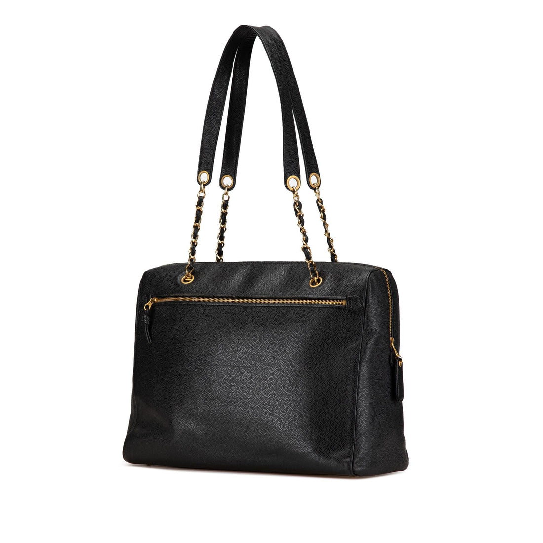 Chanel Caviar CC Shoulder Bag (SHG-X605PW)