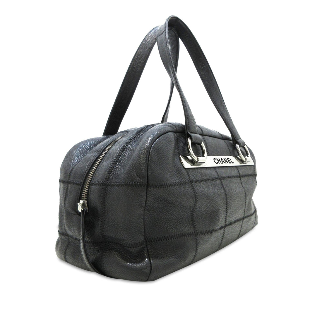 Pearl Street Bags Chanel Caviar Choco Bar Handbag (SHG-lNLayP)
