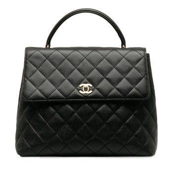 Pearl Street Bags Chanel Caviar Kelly Top Handle Handbag (SHG-RFopJM)