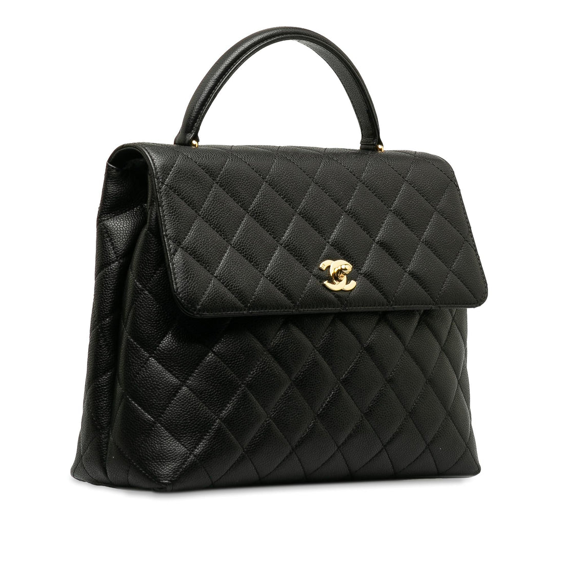Pearl Street Bags Chanel Caviar Kelly Top Handle Handbag (SHG-RFopJM)