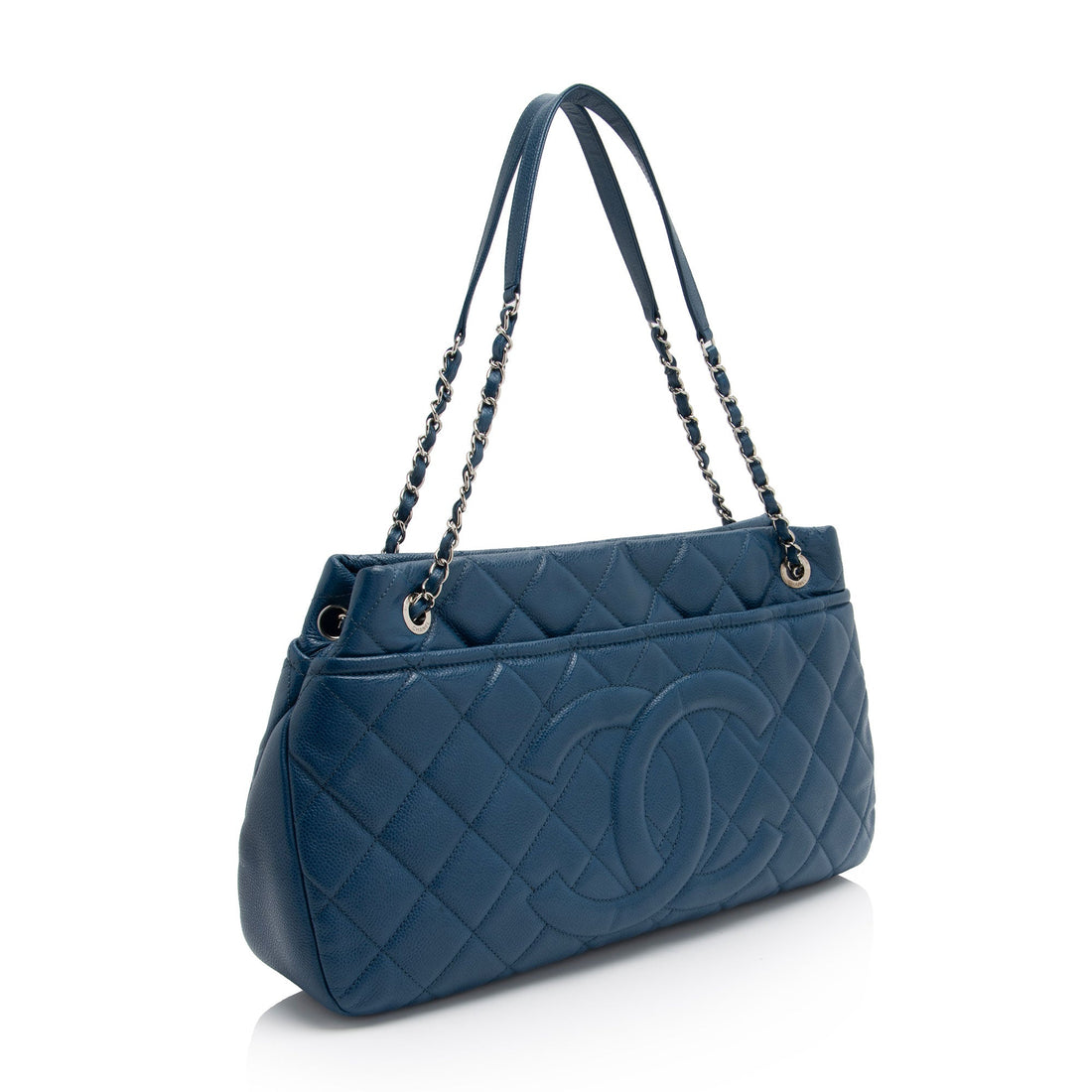 Pearl Street Bags Chanel Caviar Leather CC Timeless Medium Shoulder Bag (SHF-u1RyRl)