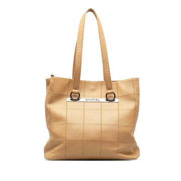 Pearl Street Bags Chanel Caviar Leather Chocolate Bar Tote (SHG-FmIiEJ)