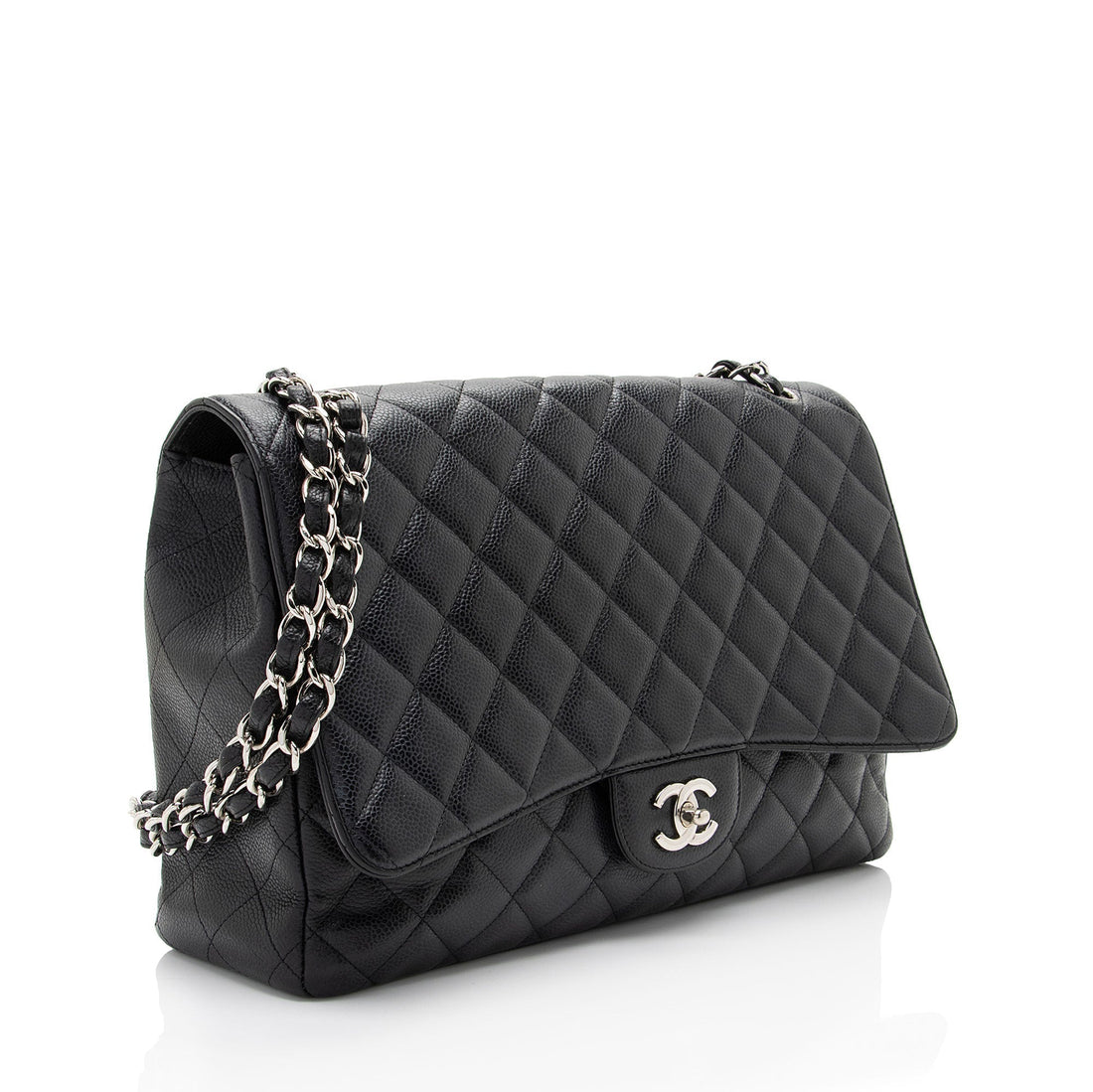 Top Quality Chanel Caviar Leather Classic Maxi Single Flap Bag (SHF-tdUQSa)