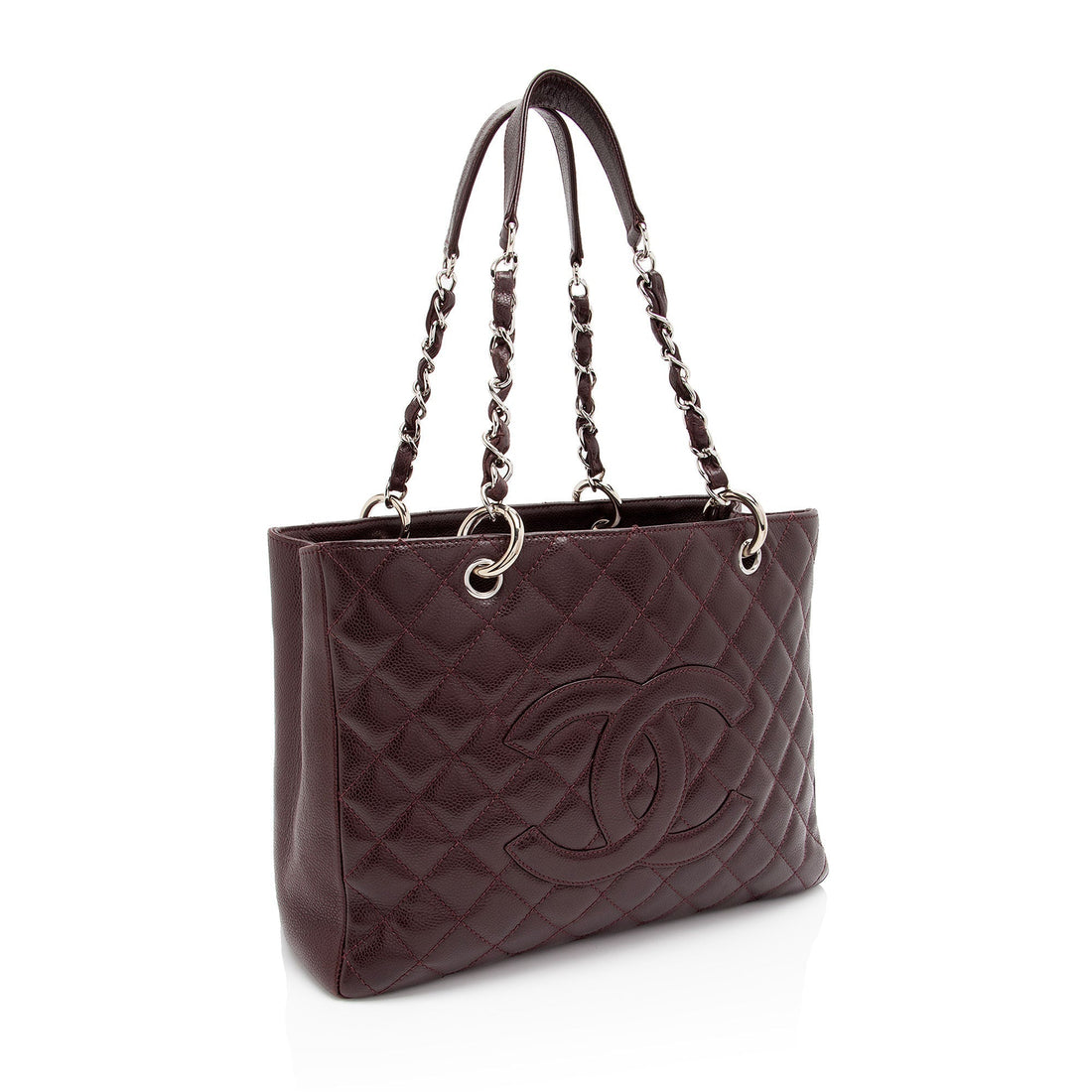 Pearl Street Bags Chanel Caviar Leather Grand Shopping Tote (SHF-NY1eUw)