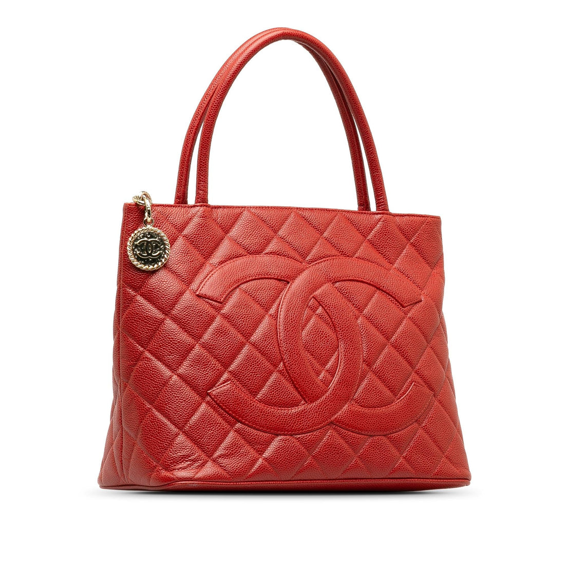 Pearl Street Bags Chanel Caviar Medallion Tote (SHG-Au2Ex1)