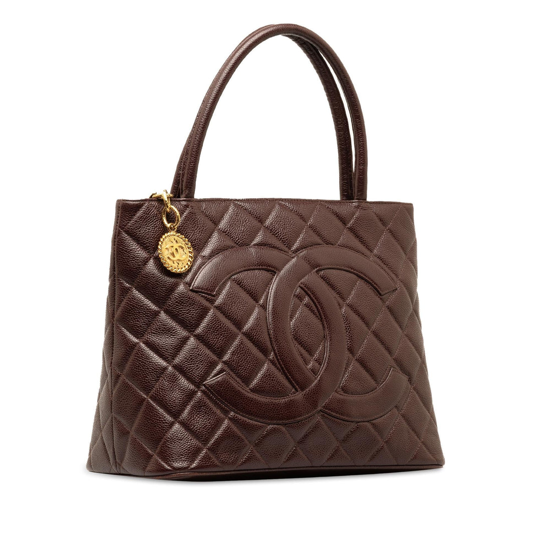 Pearl Street Bags Chanel Caviar Medallion Tote (SHG-UvsxwP)
