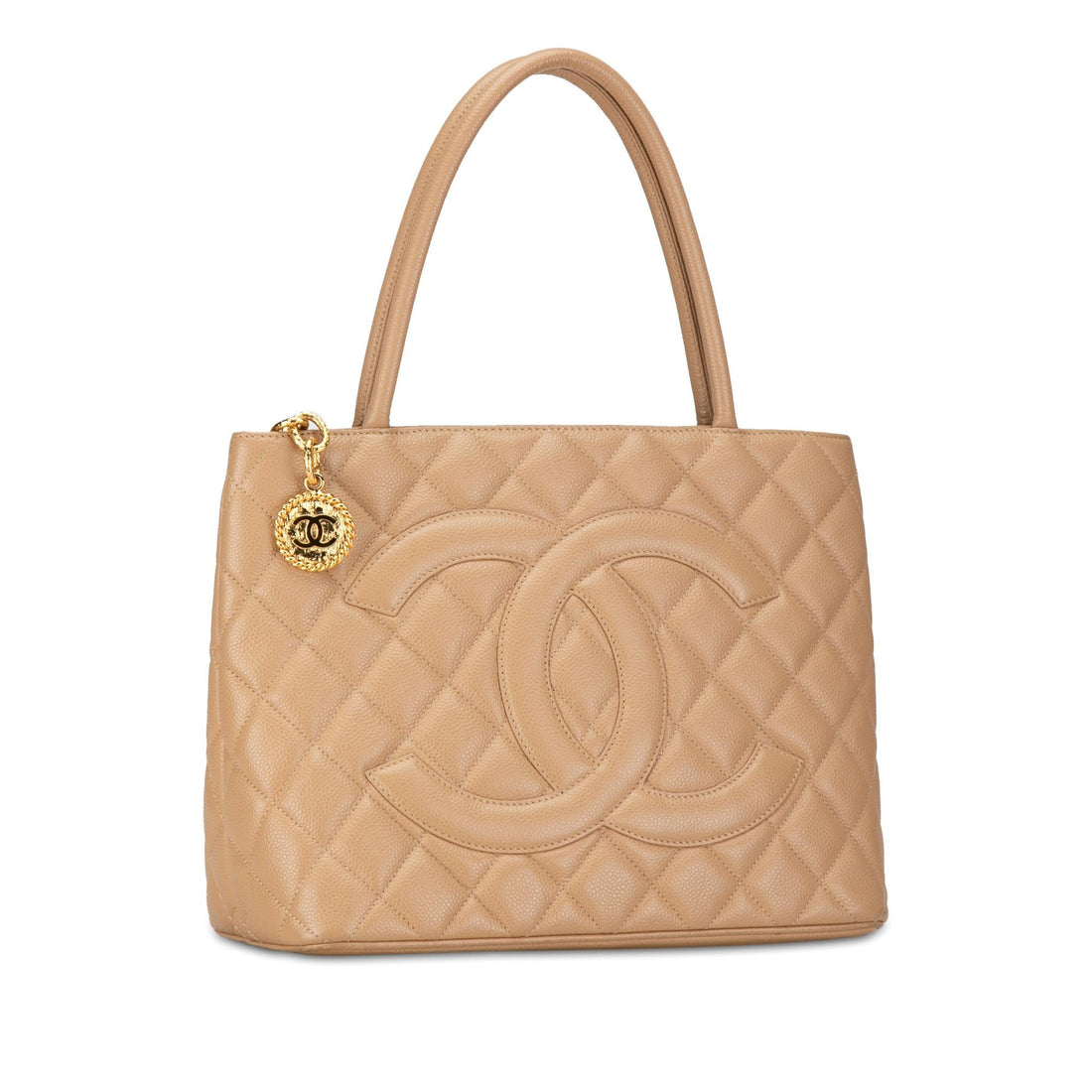 Pearl Street Bags Chanel Caviar Medallion Tote (SHG-ZWP57b)